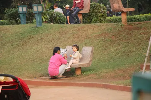 Mira - Misha's play date at a Park