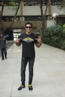 Ranveer Singh snapped in the city