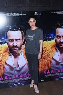 Kareena - Saif, Soha - Kunal at Kaalakaandi screening