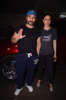 Kareena - Saif, Soha - Kunal at Kaalakaandi screening