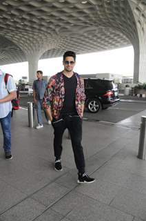 Saif Ali Khan and Sidharth Malhotra at the Airport