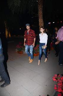 Ranbir Kapoor dines with his family