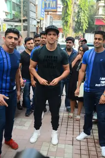 A dashing Hrithik Roshan at a Gym launch