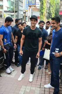 A dashing Hrithik Roshan at a Gym launch