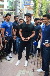 A dashing Hrithik Roshan at a Gym launch