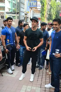 A dashing Hrithik Roshan at a Gym launch