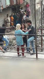 Ranveer Singh - Alia Bhatt shoot for Gully Boy