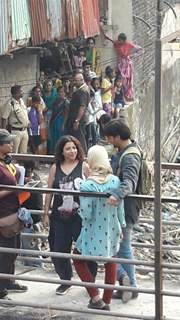 Ranveer Singh - Alia Bhatt shoot for Gully Boy