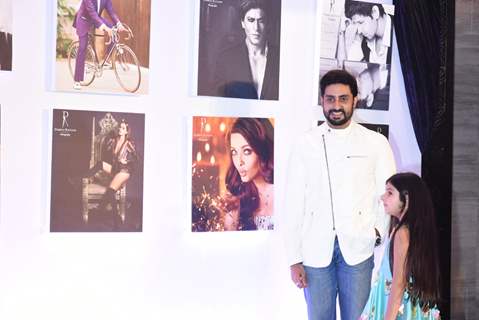 Abhishek Bachchan, Rekha, Sunny Leona at an event