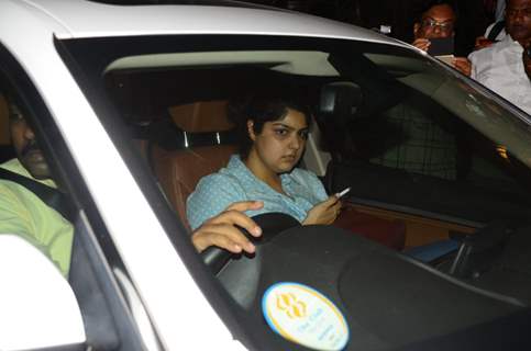 Anshula Kapoor arrives at Anil's residence