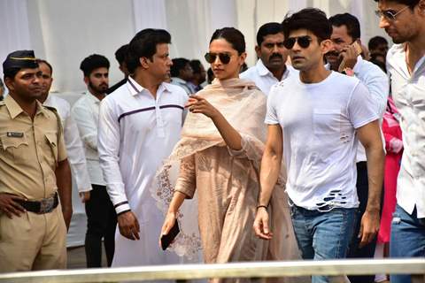 Deepika Padukone while leaving the Venue