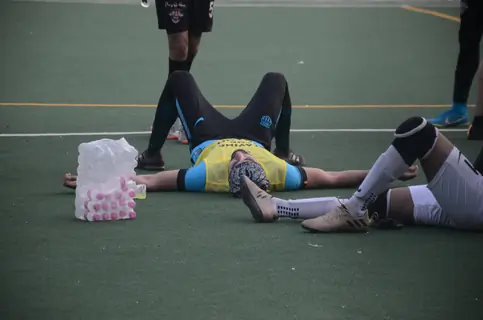 Ranbir, Dino and Jim indulge in a game of Football