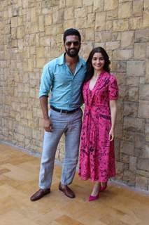 Alia Bhatt & Vicky Kaushal for Raazi post interview in JW Marriott hotel in Juhu