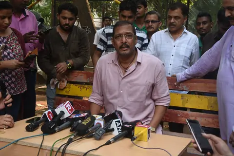Nana Patekar and Vinita Nanda's press conference