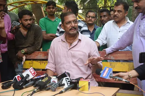 Nana Patekar and Vinita Nanda's press conference