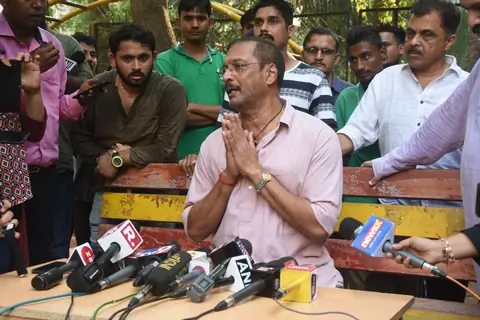 Nana Patekar and Vinita Nanda's press conference
