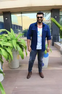 Arjun Kapoor and Parineeti Chopra promoting their movie Namaste England at Novotel, Juhu