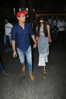 Prince and Yuvika Snapped post Marriage