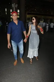 Prince and Yuvika Snapped post Marriage