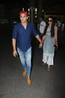 Prince and Yuvika Snapped post Marriage