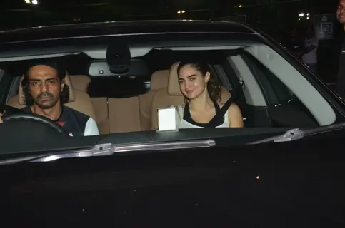 Arjun Rampal snapped along with his girlfriend