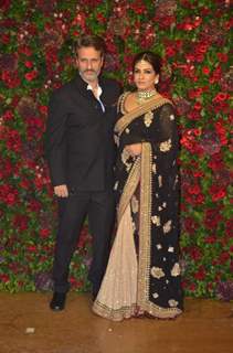 Raveena Tandon at Ranveer-Deepika's Mumbai reception