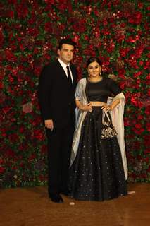 Vidya Balan and Siddhath Roy Kapur at Ranveer Deepika Wedding Reception Mumbai