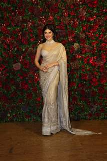 Jacqueline Fernandez at Ranveer Deepika Wedding Reception Mumbai