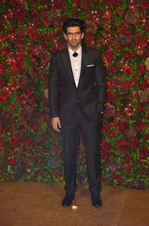 Aditya Roy Kapur at Ranveer Deepika Wedding Reception Mumbai