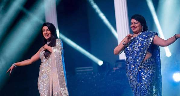 Priyanka dancing on her Sangeet Ceremony