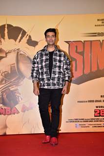 Karan Johar snapped at Simmba movie trailer launch