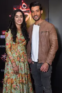 Sargun Kaur and Gautam Vig at the launch of COLORS' Tantra