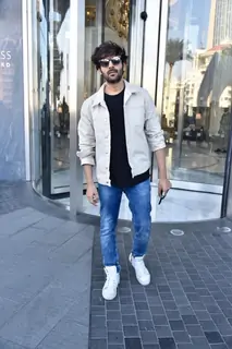 Kartik Aarya poses for a picture