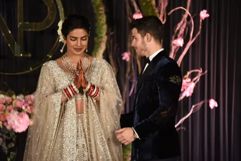 Priyanka and Nick at their Wedding Reception, Delhi