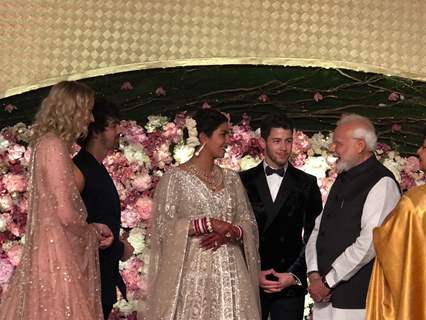 Prime Minister Narendra Modi at Priyanka and Nick's Wedding Reception, Delhi