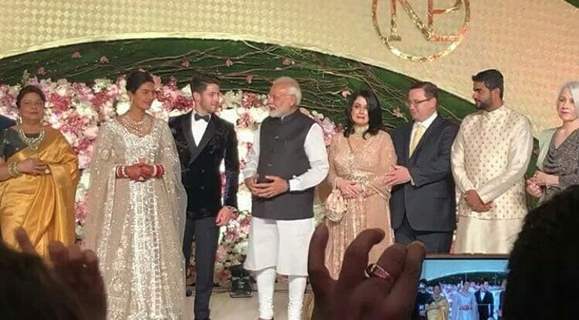 Prime Minister Narendra Modi at Priyanka and Nick's Wedding Reception, Delhi