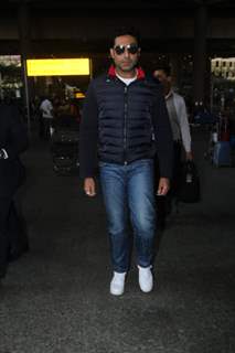 Abhishek Bachchan snapped at Mumbai Airport