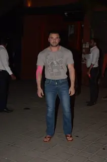 Sohail Khan spotted at Arpita's House in Bandra