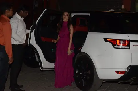 Malaika Arora spotted at Arpita's House in Bandra