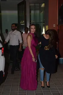 Malaika Arora spotted at Arpita's House in Bandra