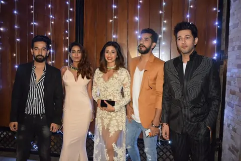 Additi Gupta and Kabir Chopra cocktail Party