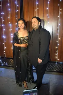 Additi Gupta and Kabir Chopra cocktail Party