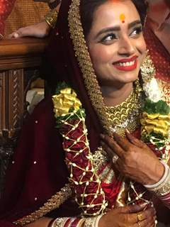 Parul Chauhan as bride