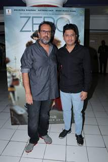 Bhushan Kumar with Aanand L. Rai snapped at Zero Song Launch