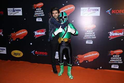 Kartik Aaryan at Nickelodeon Kids Choice Awards 2018