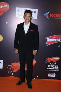 Aditya Narayan at Nickelodeon Kids Choice Awards 2018