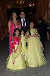 Dabboo Ratnani With Family for Isha Ambani and Anand Piramal Reception