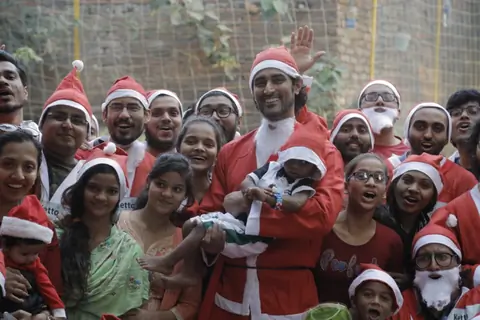 Kunal Kapoor snapped at Santa charity run
