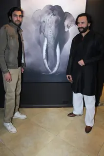Saif Ali Khan Snapped at a Light and Shadow Event