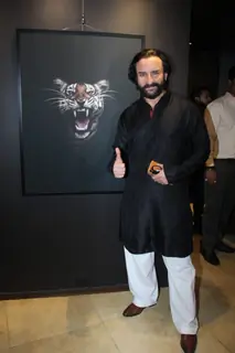 Saif Ali Khan Snapped at a Light and Shadow Event